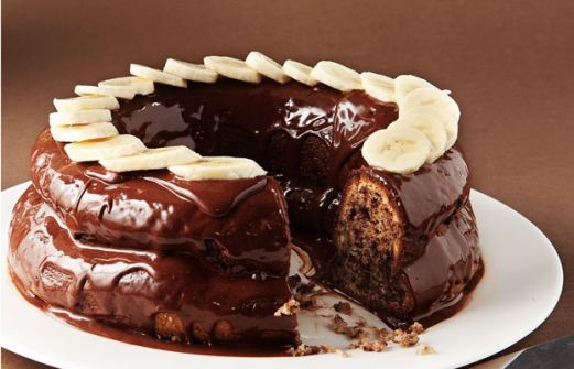 Σοκολατένιο μπανάνα κέικ